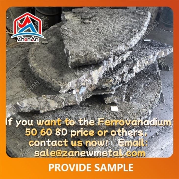 50-100 mm Pure Ferro Vanadium 80 Lumps suppliers
