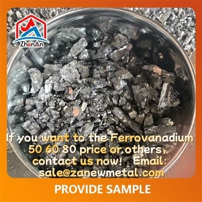 10-50 mm 60% Ferrovanadium Klumpar